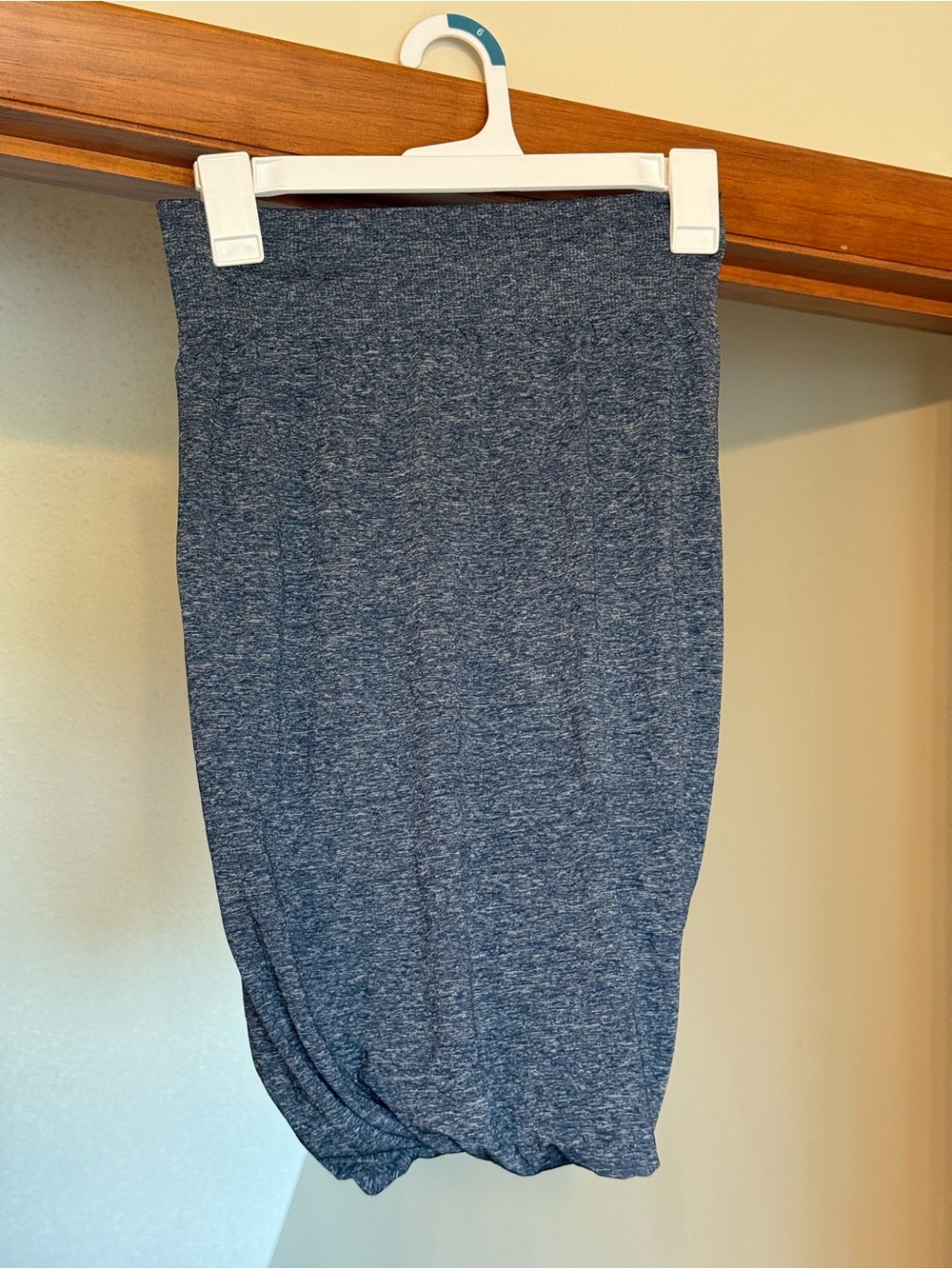 lululemon athletica Heathered Navy Pencil Tube Skirt